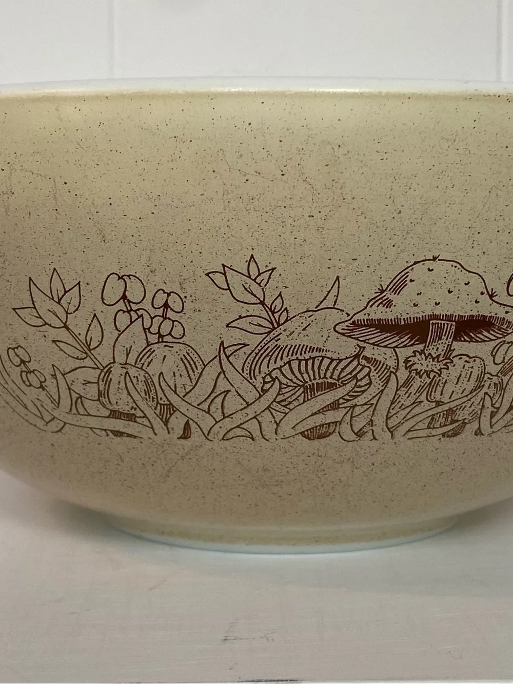Vintage Pyrex Cinderella Forest Fancies Mushroom Nesting Bowls Lot of 2